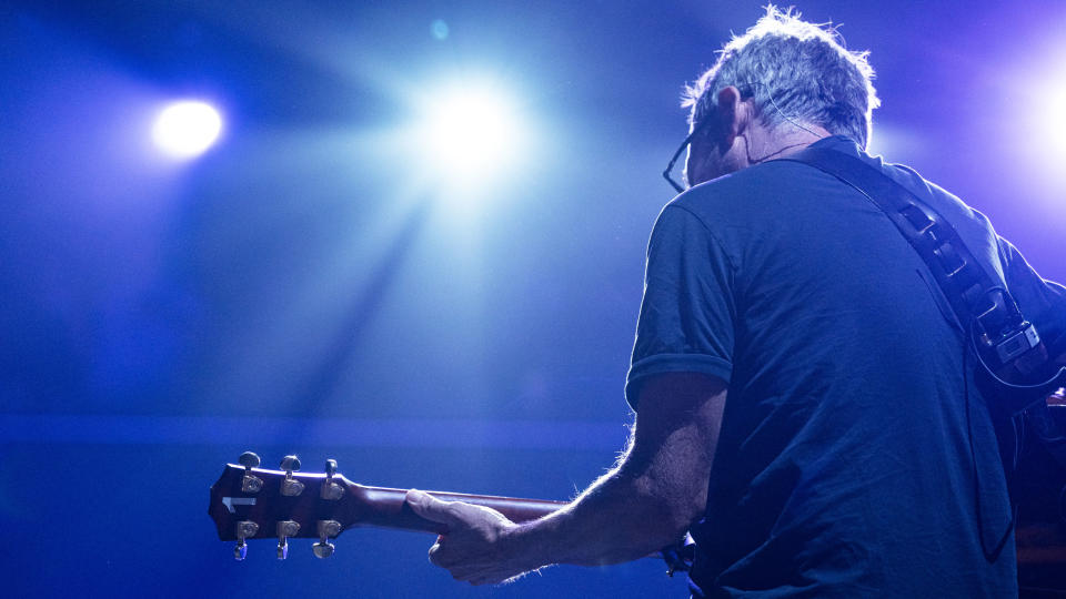 Guitarist and songwriter Stone Gossard of Pearl Jam performs live on stage at Moody Center on September 18, 2023 in Austi