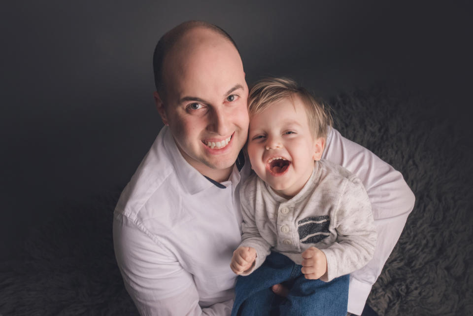 As Joe Monaco wondered how to let his colleagues know that his son Emmett passed away, he decided to write a post on Linkedin. That touching tribute to his son went viral.  (Courtesy Apple Blossom Photography)