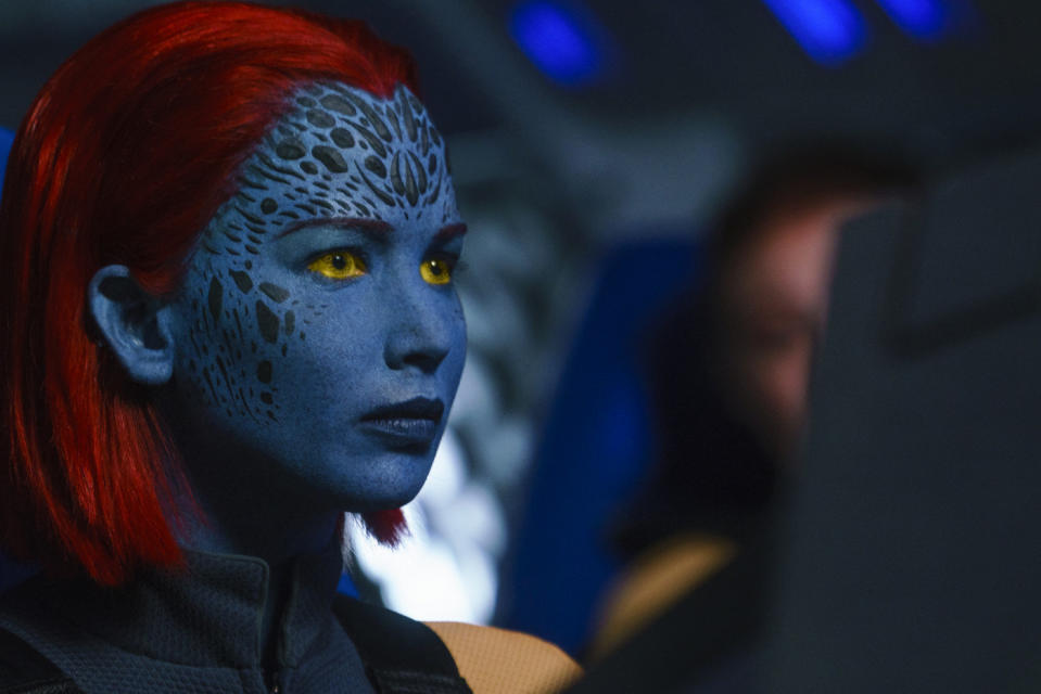 Jennifer Lawrence as Mystique (Credit: Fox)