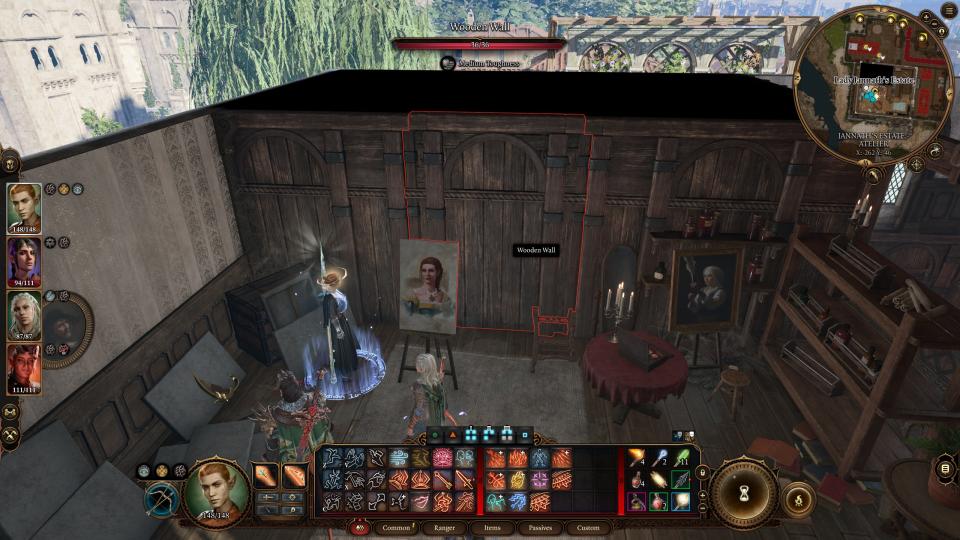 Baldur's Gate 3 Free the Artist - Secret door