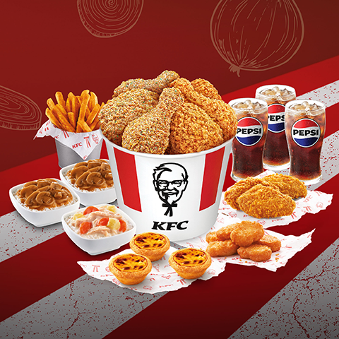 KFC優惠丨KFC推期間限定酸忌廉洋蔥系列優惠 低至$12嘆香脆雞條/升級粉紅葡萄柚梳打