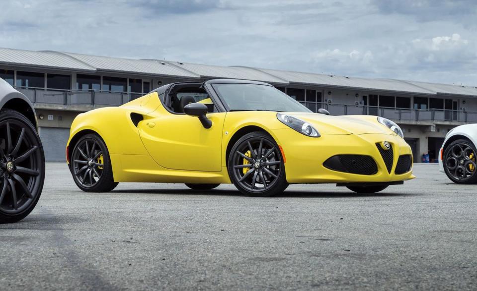 <p>Likely the most uncompromised and most demanding sports car available, it's hardly surprising the <a href="https://www.caranddriver.com/alfa-romeo/4c" rel="nofollow noopener" target="_blank" data-ylk="slk:Alfa Romeo 4C;elm:context_link;itc:0;sec:content-canvas" class="link ">Alfa Romeo 4C</a> never sold in significant numbers. In fact, the sales were hardly detectable. Alfa only found 144 buyers for the 4C Spider and leftover 4C coupes in 2019. Sales so far during 2020? How about only 71. That many Toyota Corollas fall off trains every week. And yet, there's a certain teary-eyed sadness about the 4C Spider's passing. There may never be anything like it again.</p>