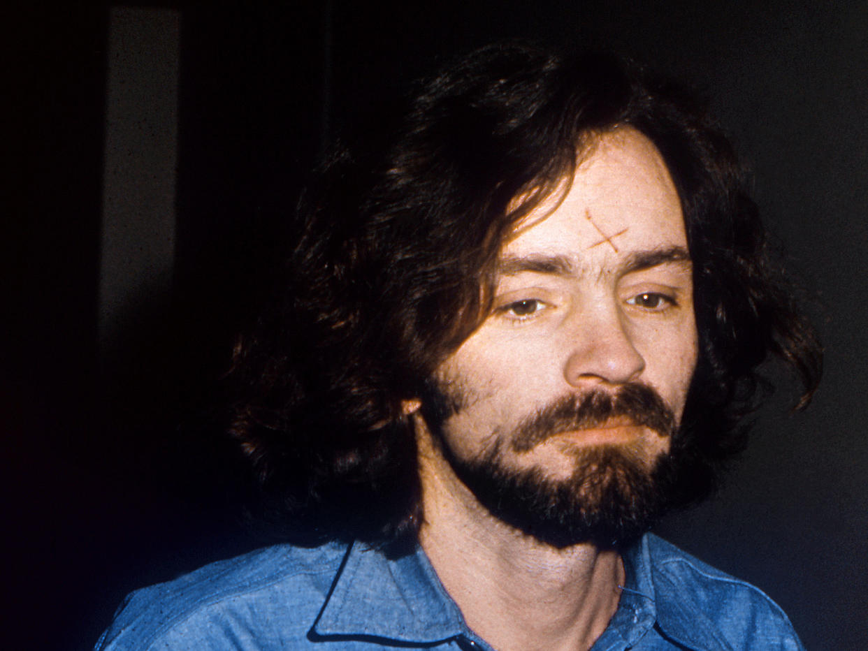 Charles Manson ordered the killing of seven people and was jailed for first-degree murder: AFP/Getty Images