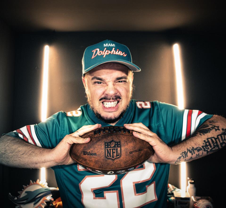 Miami Dolphins fan Chris Burghard lives in Ingolstadt, Germany and he's one of many members of the Miami DolFans Germany group. Burghard predicts Miami will beat Kansas City 35-28 in Frankfurt on Sunday.