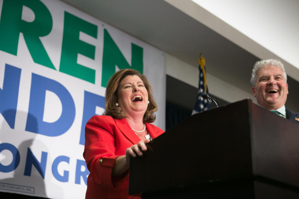 Republican Karen Handel defeated Democrat Jon Ossoff in a special election last year in the most expensive House race in U.S. history. (Photo: Jessica McGowan via Getty Images)