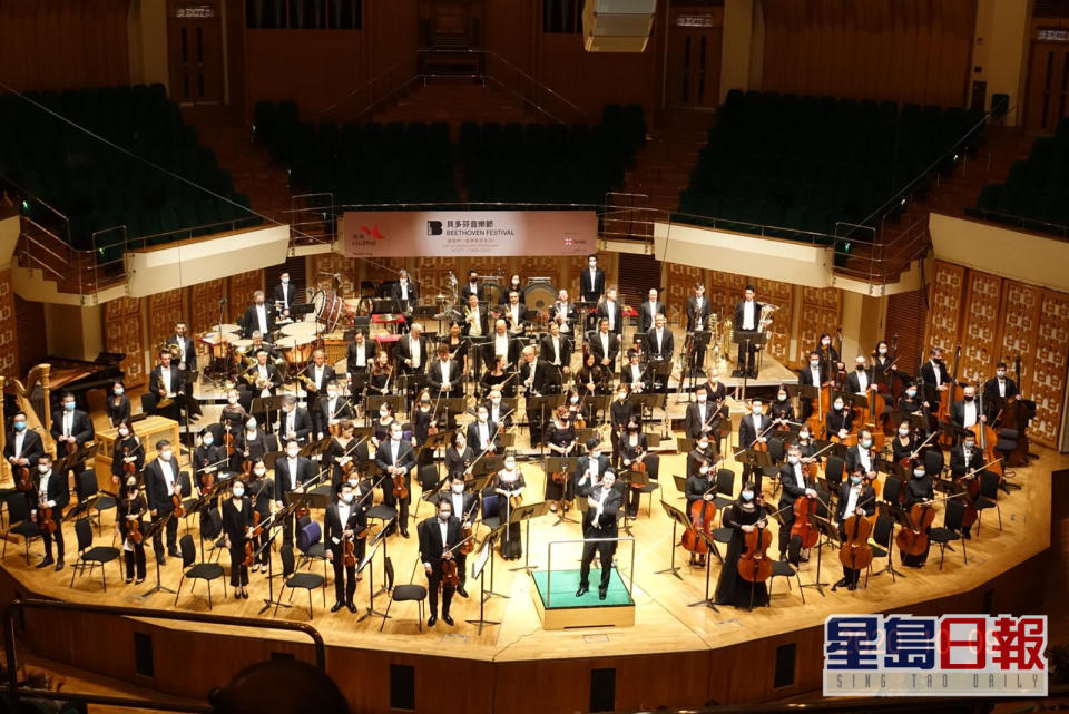 香港管弦樂團早前一名樂師確診。資料圖片