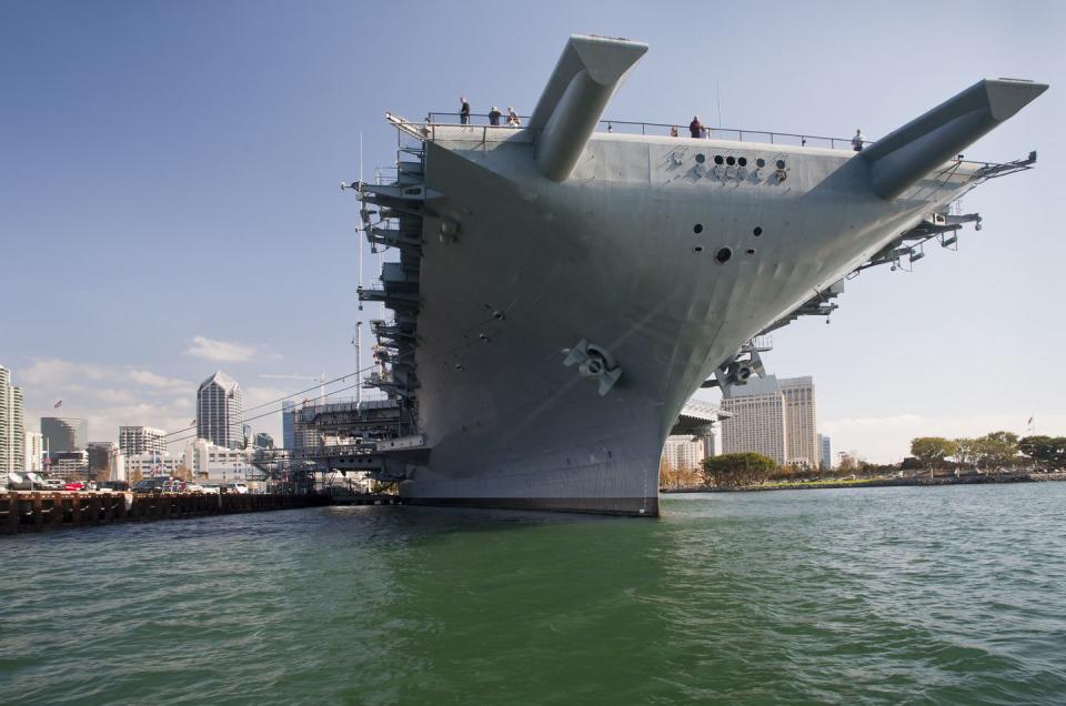 32) Experience military history at the USS Midway Museum.