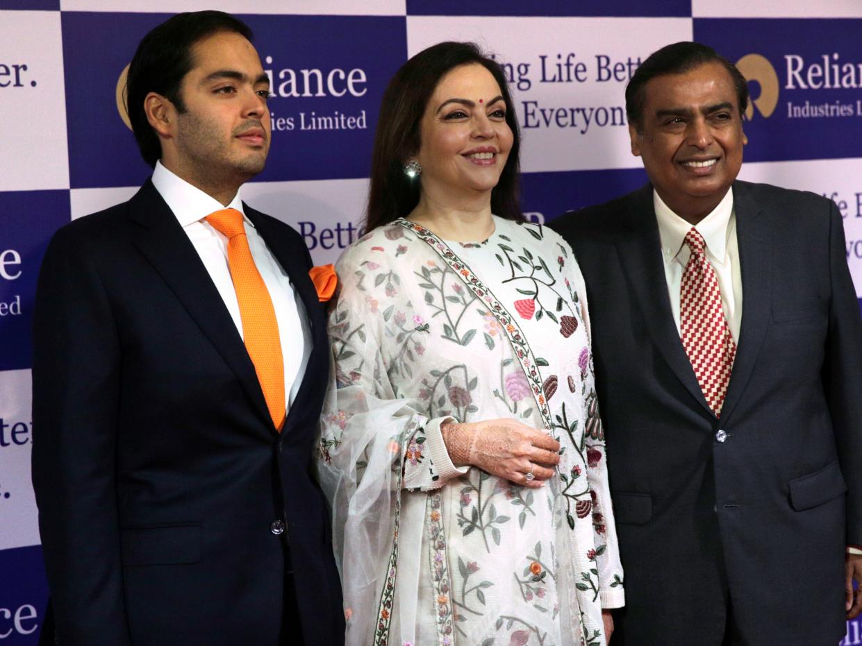 anant nita mukesh ambani