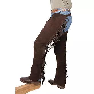 <p><a href="https://go.redirectingat.com?id=74968X1596630&url=https%3A%2F%2Fwww.statelinetack.com%2Fitem%2Ftough1-western-fringed-chaps%2FWEC11%2F&sref=https%3A%2F%2Fwww.thepioneerwoman.com%2Fholidays-celebrations%2Fgifts%2Fg36187954%2Fcowboy-gifts%2F" rel="nofollow noopener" target="_blank" data-ylk="slk:Shop Now;elm:context_link;itc:0;sec:content-canvas" class="link ">Shop Now</a></p><p>Tough1 Western Fringed Chaps</p><p>statelinetack.com</p><p>$43.89</p><span class="copyright">State Line Tack</span>