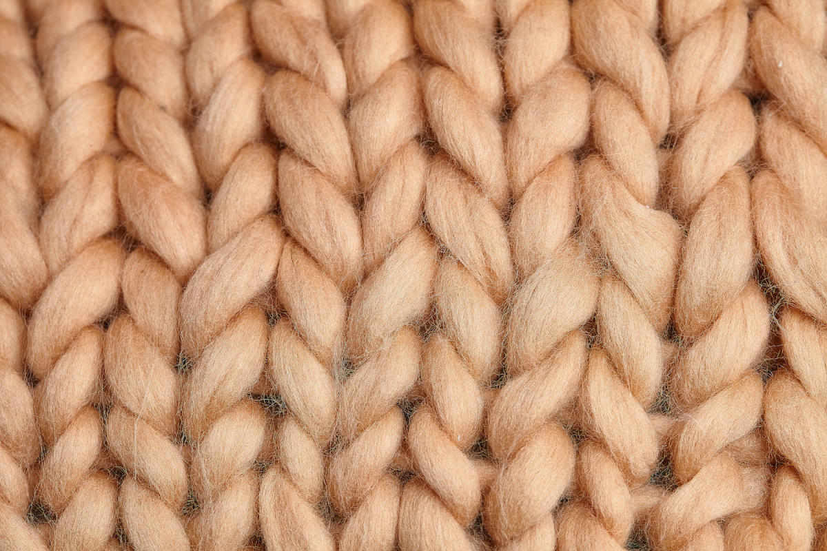 Chunky Yarn for Arm Knitting Blanket Beige Chunky Chenille Yarn