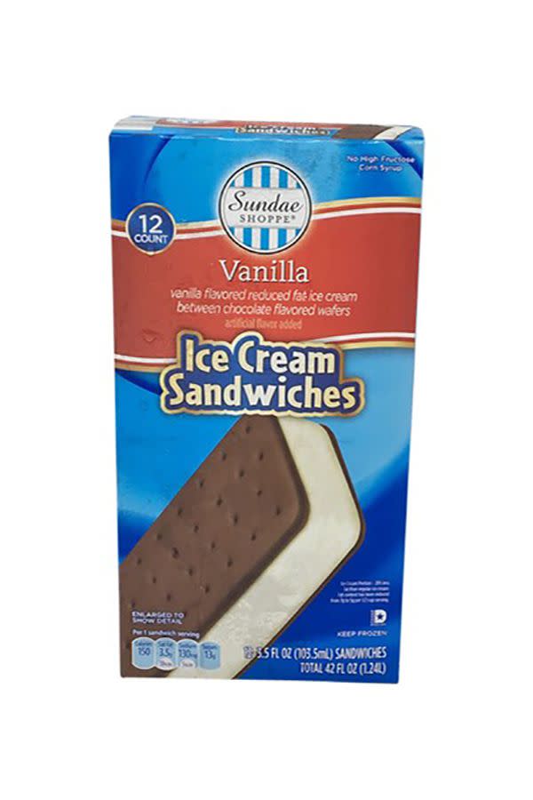 Sundae Shoppe Ice Cream Sandwiches
