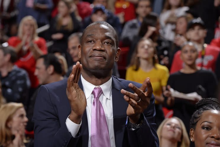 Dikembe Mutombo says he wants to put a group of investors together to buy the Houston Rockets. (Getty)