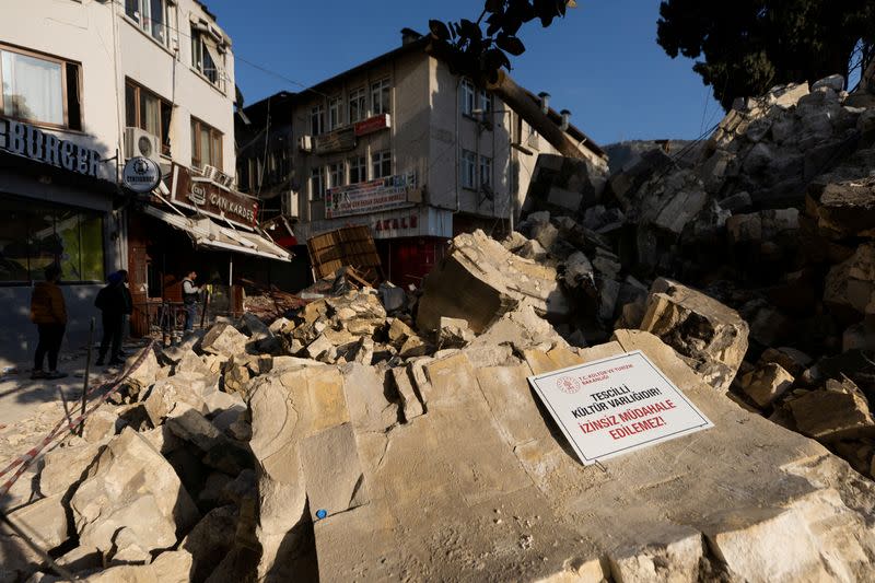 FILE PHOTO: Aftermath of the deadly earthquake in Antakya