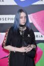 <p>Billie pulled off these blue purple locks while she attended Sephora's House of Beauty VIP Party, back in 2018. </p>