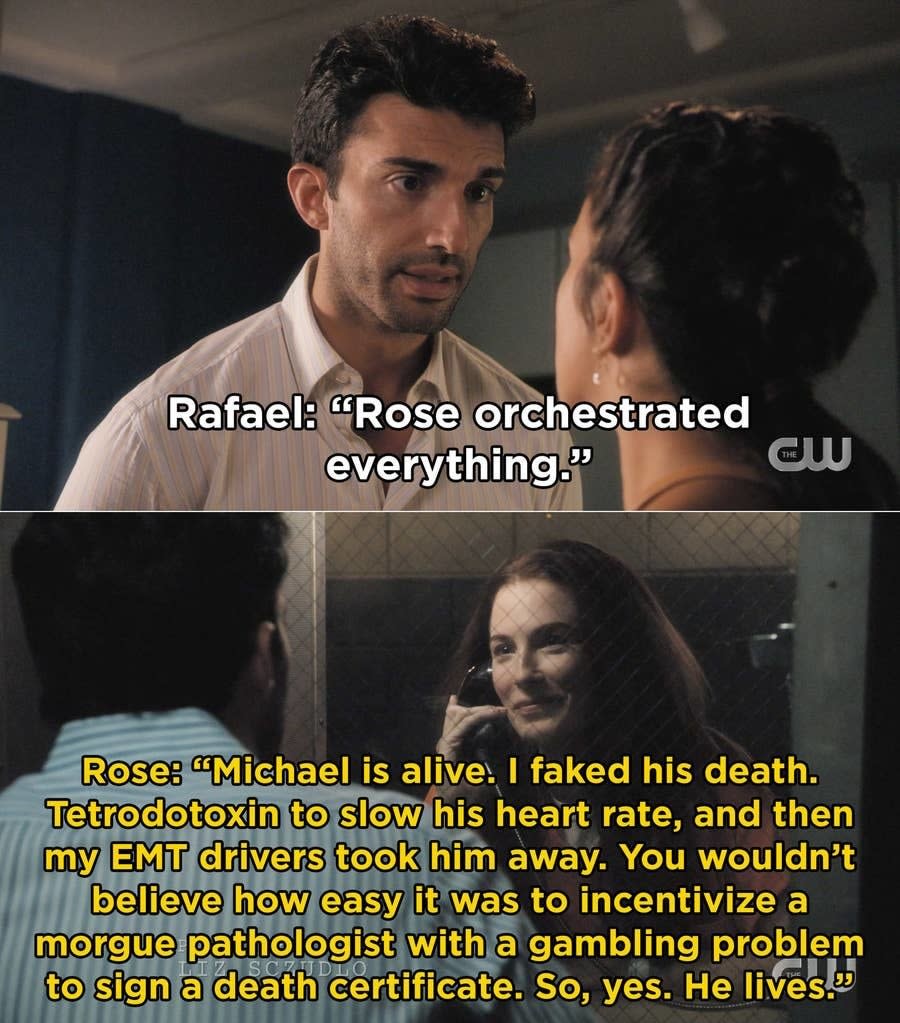 Rose explains how she faked Michael's death