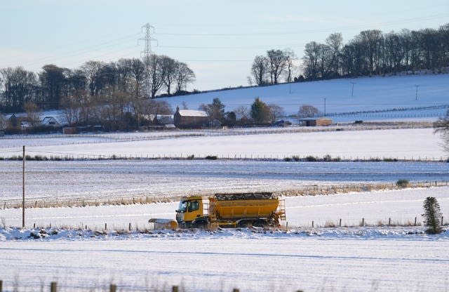 Snowy fields