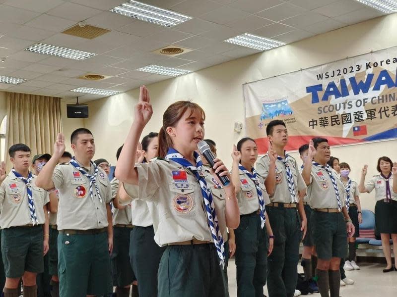 台灣有1,613位童軍赴韓國參與世界童子軍大會，卻遇上惡劣環境。（翻攝自中華民國童軍 Scouting in Taiwan ROC臉書）