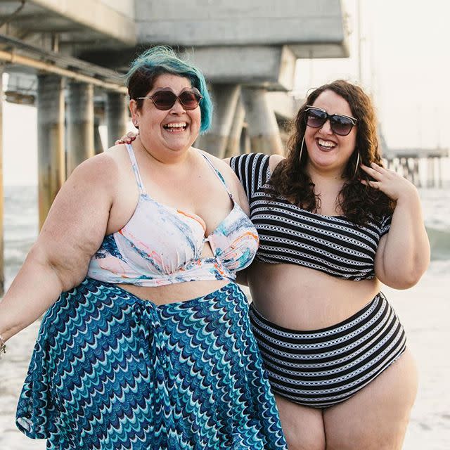 Many women actually look like this in a bikini. Stretch marks and all. :  r/Instagramreality