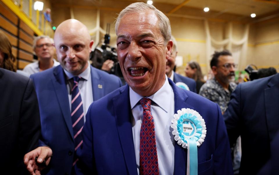 A buoyant Nigel Farage warned Labour, 'we are coming for you' in Clacton