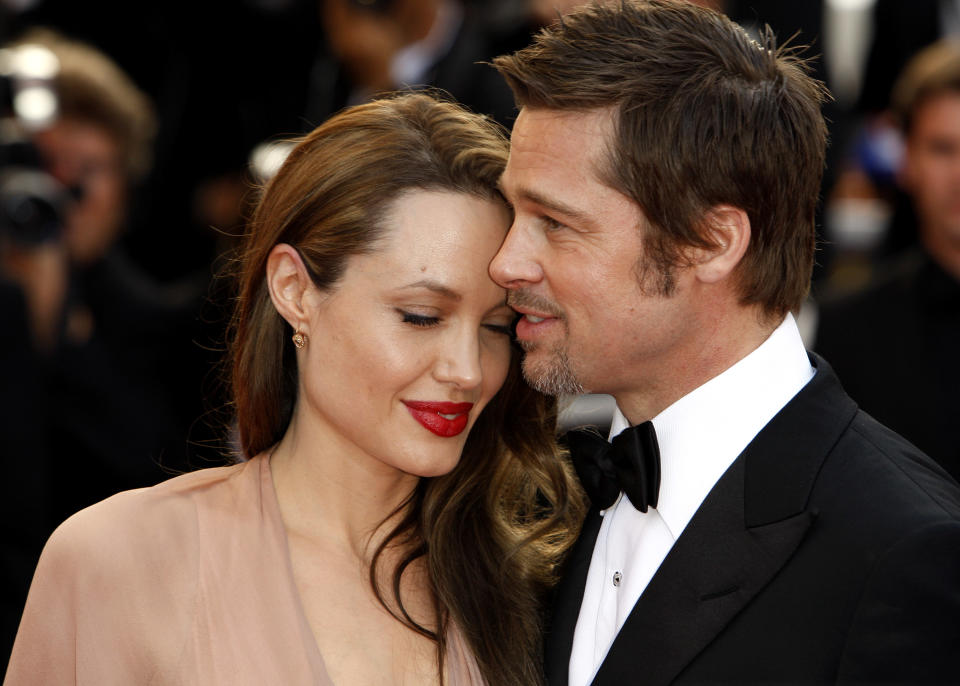 The pair met while filming Mr & Mrs Smith, seen here together in 2007. Source: Getty