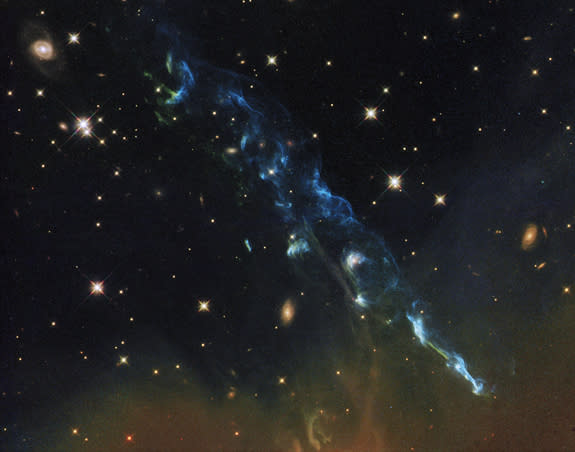 Herbig-Haro 110, un géiser de gas caliente producido por el nacimiento de una estrella. Miles de bellas imágenes como estas habrían quedado completamente en el olvido de no ser por este proyecto.