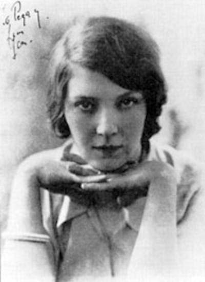 Jean Rhys c.1921. Public domain