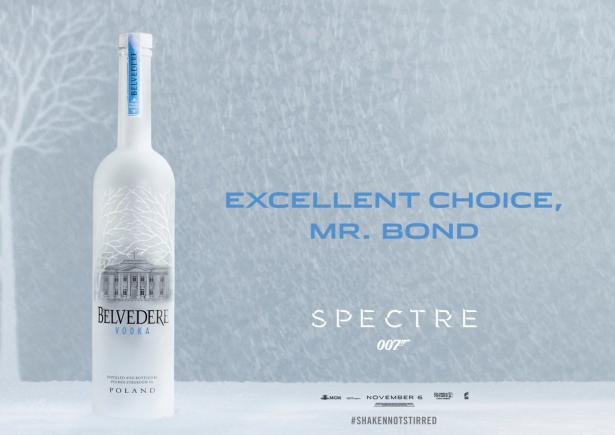 Belvedere Vodka Silver Sabre 007 Collectors Edition 1.75L