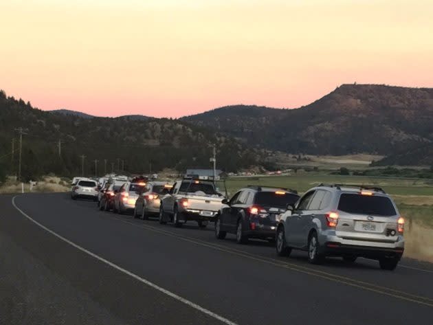 Oregon eclipse traffic