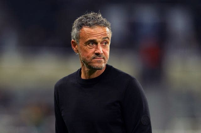 PSG coach Luis Enrique expressed concern over the terror threat 