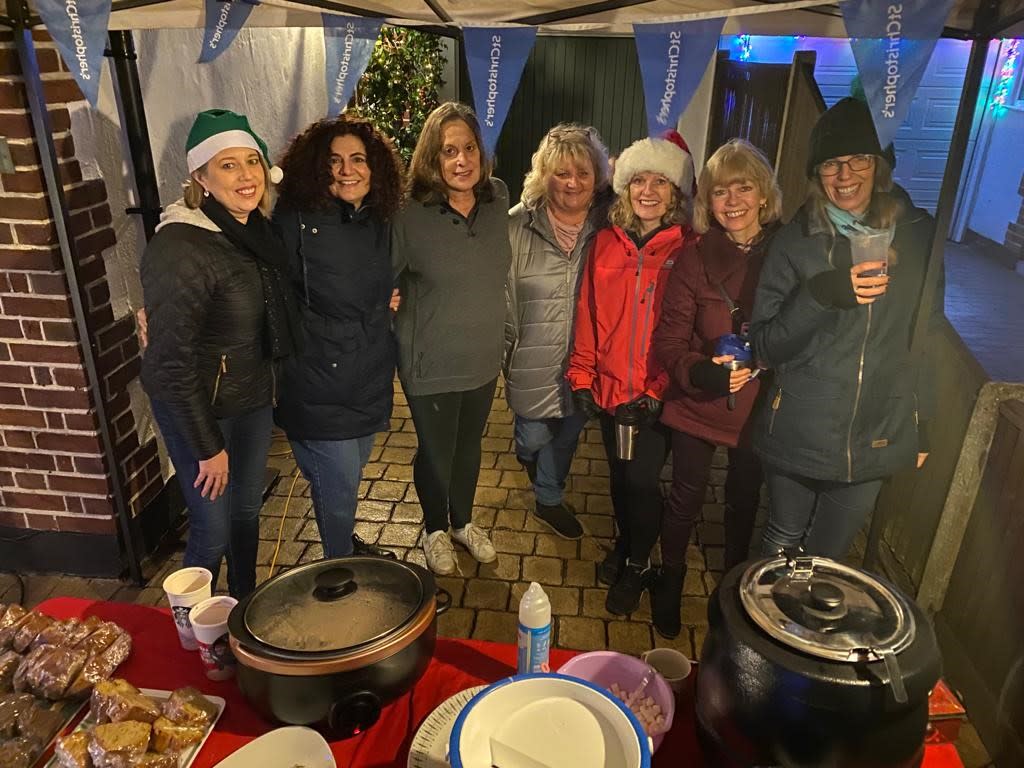 The Kesmire committee of women who have organised a Jubilee street party in Bromley, south London (Athina Georgiou)