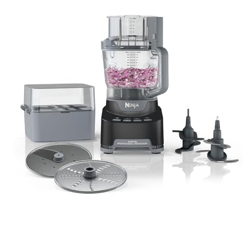 Ninja NF705BRN Professional XL Food Processor, Storage Box, 1200 Peak-Watts, 4-in-1, Chopping,…