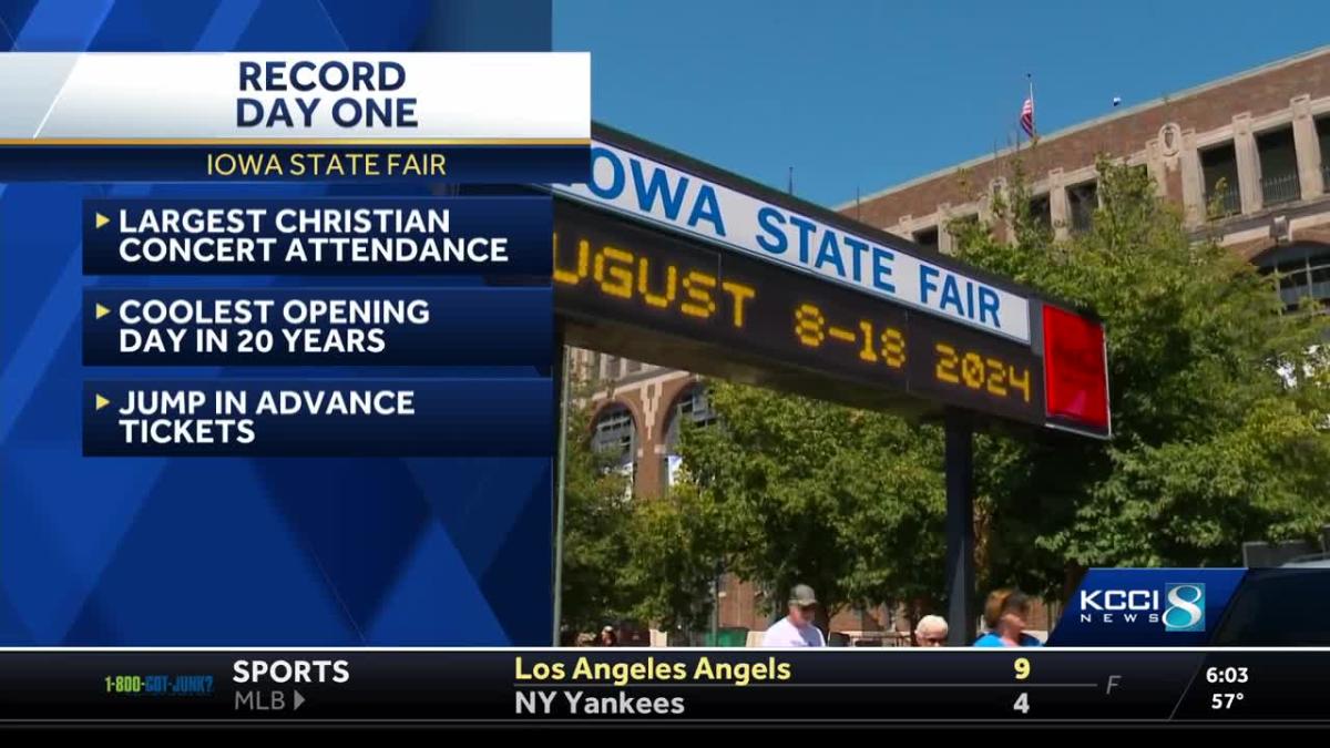 Lauren Daigle sets Grandstand attendance record on Iowa State Fair Day 1