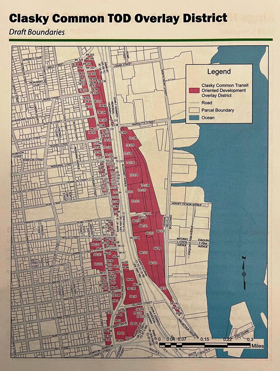 The overlay districts will be designed to encourage mixed-use, apartments and condos on the residential side; and offices, artist workshops, medical offices, and light-advanced manufacturing on the commercial side, according to the city-SRPEDD team.