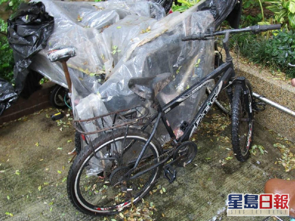 警方起回一架單車。警方提供