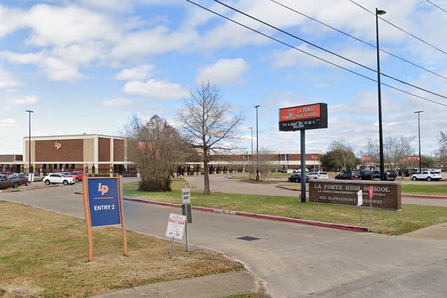 <p>Google Maps</p> La Porte High School in Houston, Texas.