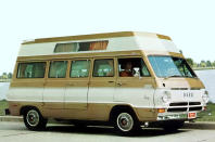 <p>Although originally offered in a van, if you approached Dodge in 1969 with an A100 or A108, which was the longer wheelbase model, they would offer a full camper conversion. As standard, they would throw in full foam, all-vinyl front bucket seats but buyers could spec a kitchen with a hob and oven, vinyl floor with a square pattern, a dining area, and the ability to sleep three with its fold-out beds. Topping off the exterior was two-tone paint, large round headlights, a mass of chrome touches and a split windshield.</p>