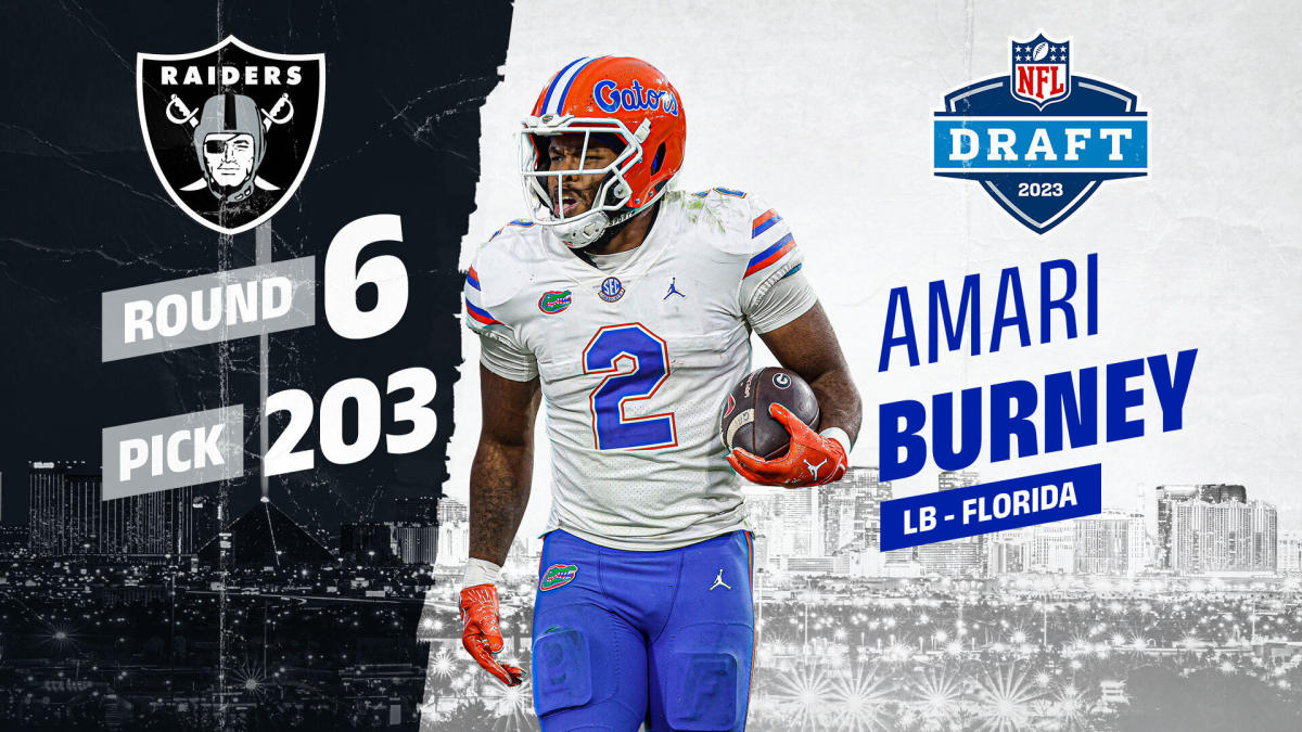 Las Vegas Raiders select LB Amari Burney in 6th round of 2023 NFL