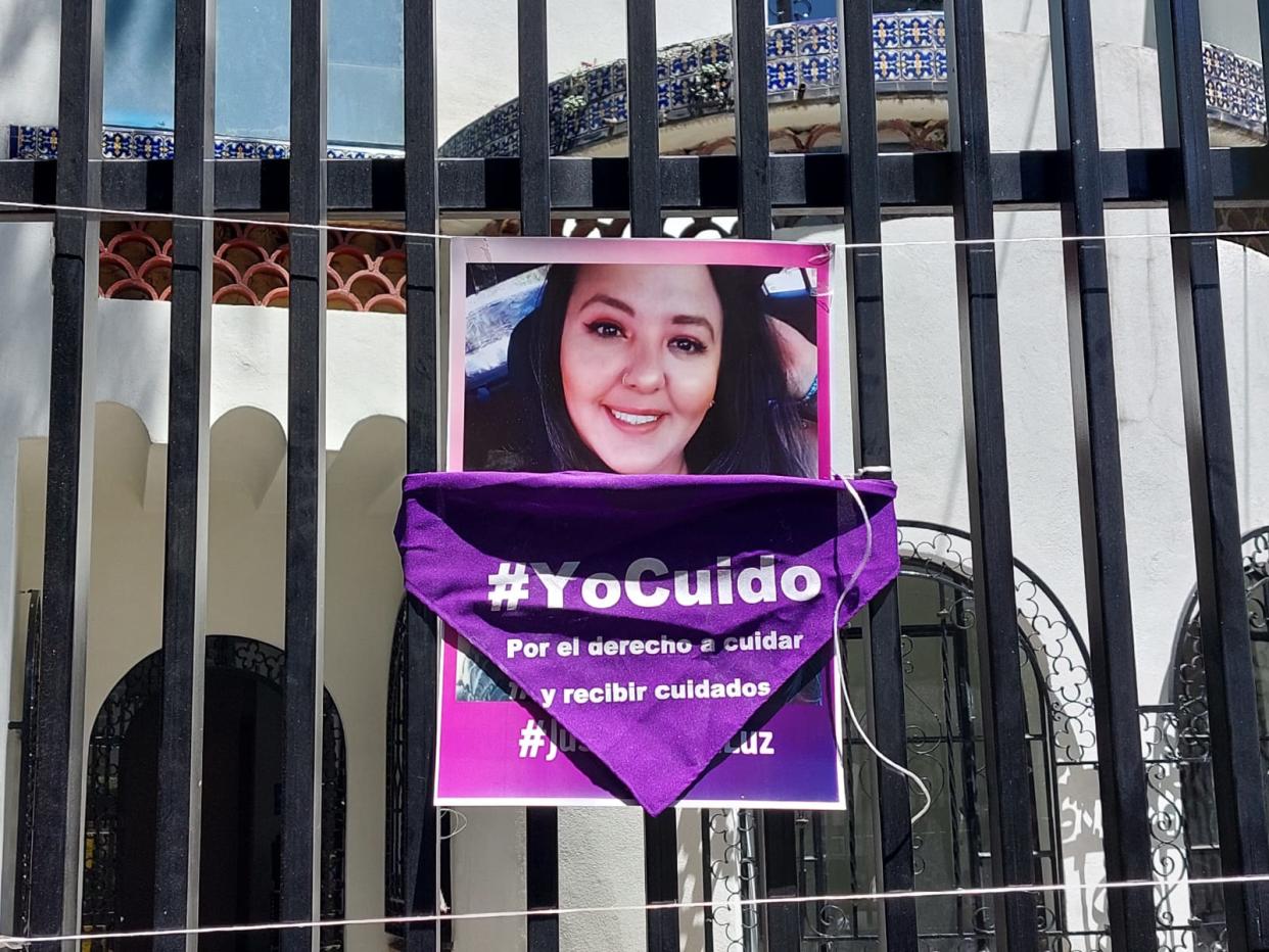 Mujeres protestan por feminicidio de Luz Padilla