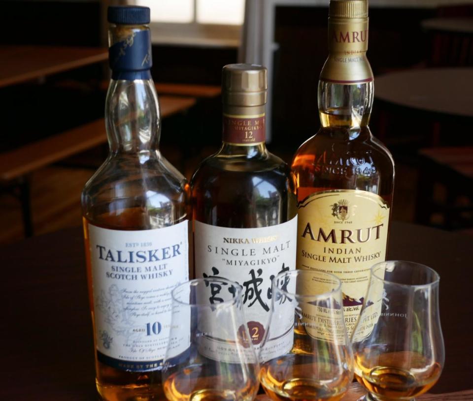 Front Street Brewery is offering a discount on this tasting flight for World Whiskey Day on May 21, 2022.