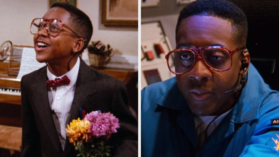 Jaleel White in the Season 1, 12th episode of "Family Matters" vs. the last episode