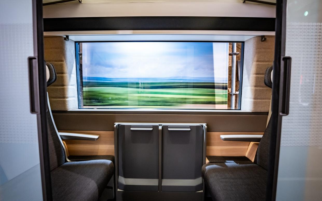 Deutsche Bahn said the new cabins  would allow for 'private and confidential' conversations