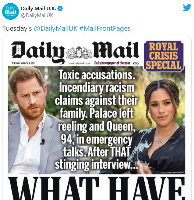 Twitter @DailyMailUK