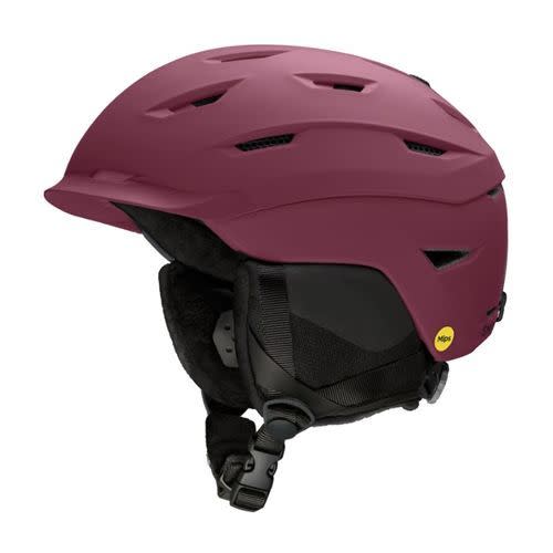 <p><strong>Smith</strong></p><p>amazon.com</p><p><strong>$110.00</strong></p><p><a href="https://www.amazon.com/Smith-Optics-Liberty-Snowboarding-Helmets/dp/B0883LGYDK?tag=syn-yahoo-20&ascsubtag=%5Bartid%7C2089.g.1008%5Bsrc%7Cyahoo-us" rel="nofollow noopener" target="_blank" data-ylk="slk:Shop Now" class="link ">Shop Now</a></p><p>Ride freely with security and confidence thanks to one of our favorite (and newest) offerings from Smith, the Liberty MIPS helmet. It's the culmination of years of innovation, combining best-in-class protection with trend-setting style, and it's $50 cheaper than their top-of-the-line <a href="https://go.redirectingat.com?id=74968X1596630&url=https%3A%2F%2Fwww.rei.com%2Fproduct%2F888111%2Fsmith-vantage-mips-snow-helmet-mens&sref=https%3A%2F%2Fwww.bestproducts.com%2Ffitness%2Fequipment%2Fg1008%2Fbest-ski-snowboard-helmets%2F" rel="nofollow noopener" target="_blank" data-ylk="slk:Vantage helmet" class="link ">Vantage helmet</a>. </p><p>Aerocore is Smith's hybrid helmet construction on display here. An integrated skeletal structure meets Koroyd — an open-cell, honeycomb-type protective material that absorbs more impact and provides more airflow than traditional foam helmets. When combined with MIPS, this helmet provides some of the best head protection for ladies who send it.</p><p>We love how easy it is to make micro-adjustments for the just-right fit, thanks to the VaporFit dial. A whopping 20 vents are easy to adjust with gloves on. A women-specific antibacterial performance lining adds comfort and warmth, and the brim matches the curvature of Smith goggles for a seamless, gap-free look.</p>