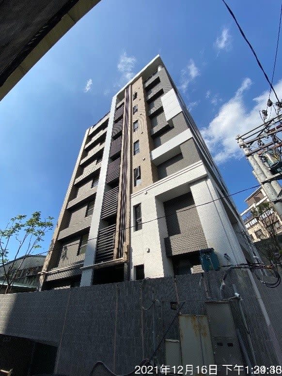 台北市北投區第一件完工的危老重建案，完工後的建築物。（北市建管處提供）