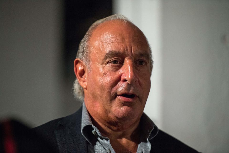 Chairman of Arcadia Group, Philip Green. Arcadia said that it had been “forced to make though decisions” during the coronavirus crisis. Photo: Chris J Ratcliffe/AFP via Getty 