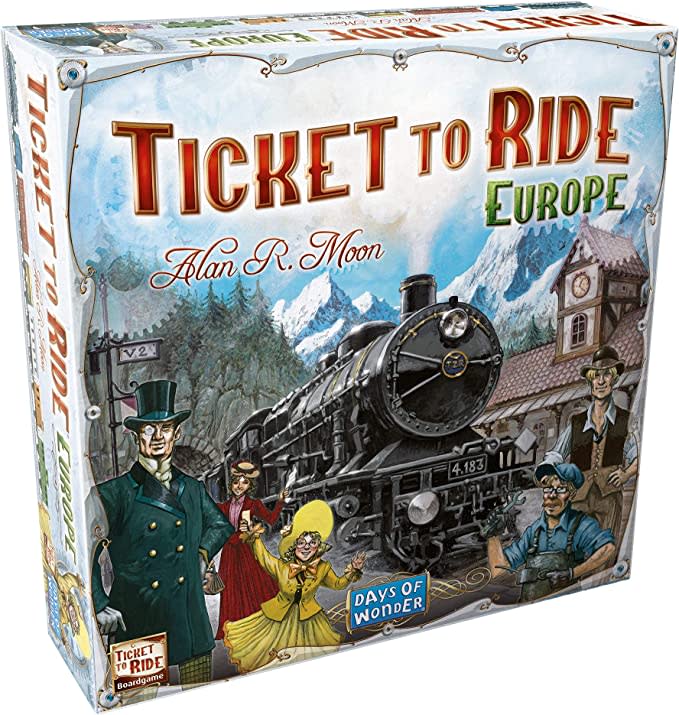 best family board games ticket to ride europe