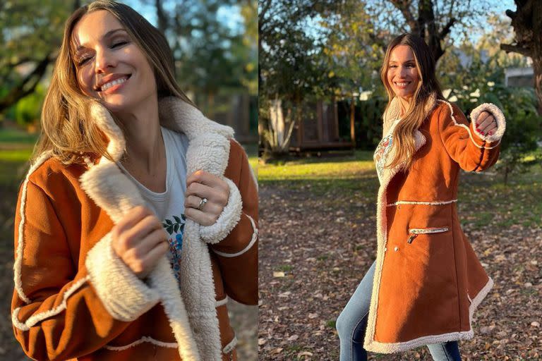 Muy abrigada, Pampita disfrutó del sol de invierno (Foto Instagram @pampitaoficial)