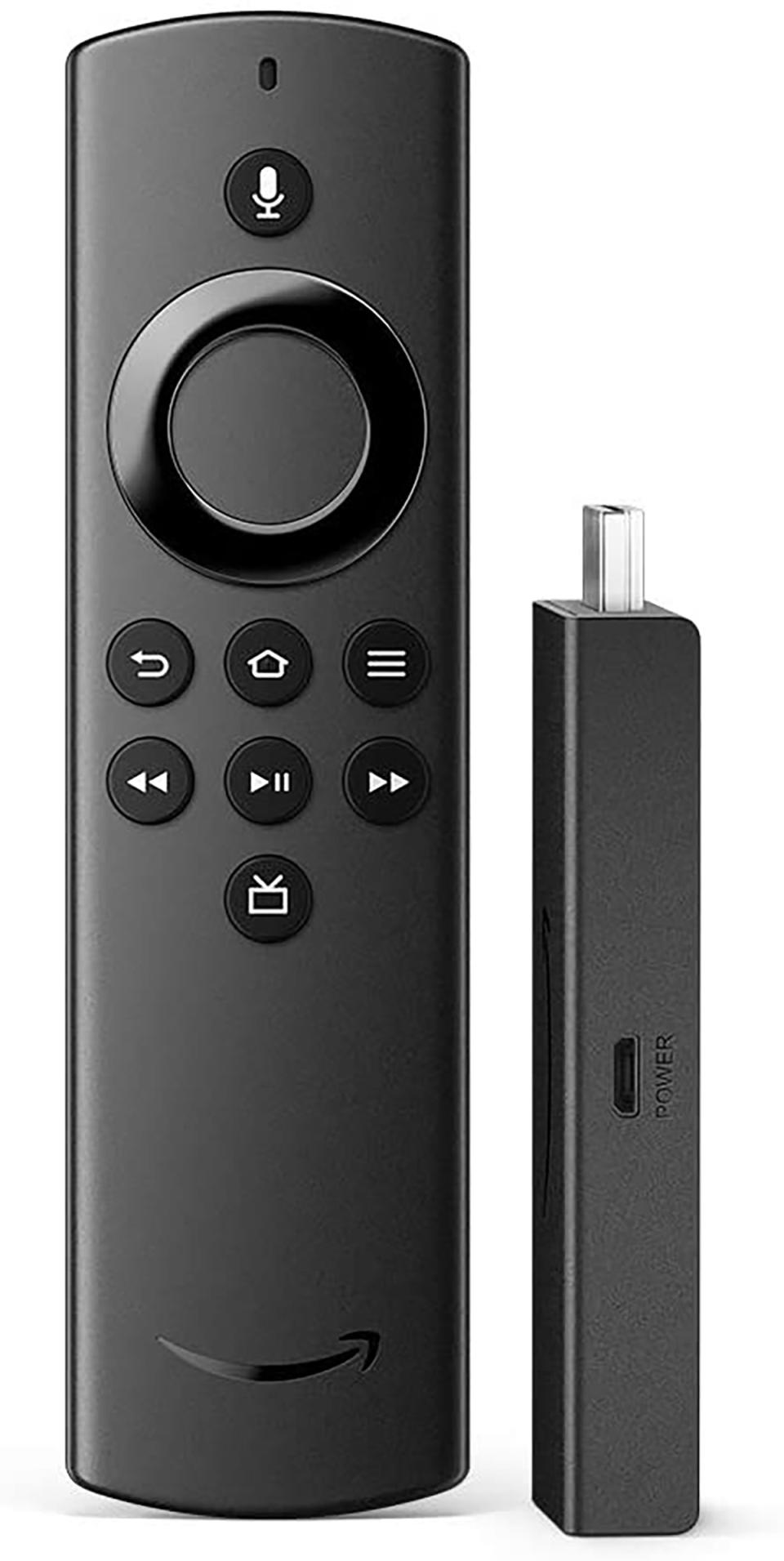 Amazon Fire TV Stick Lite with dongle