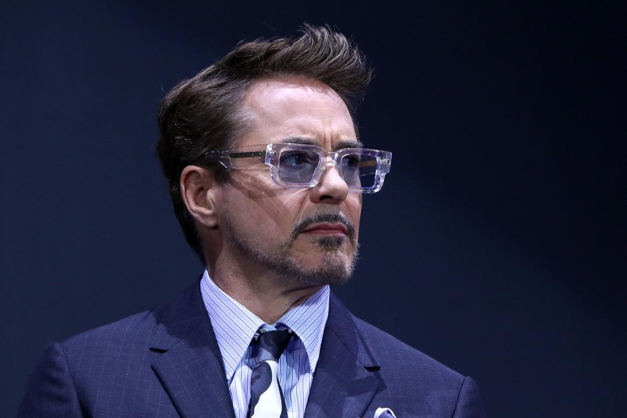 Robert Downey Jr. on stage