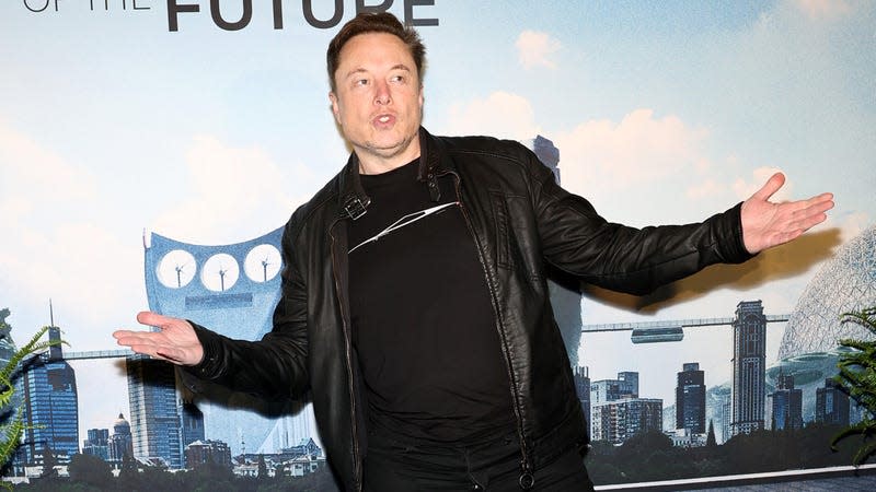 Elon Musk attends “A Brief History Of The Future” New York Screening at The Celeste Bartos Theater at Museum of Modern Art on April 2, 2024, in New York City. - Photo: Arturo Holmes (Getty Images)